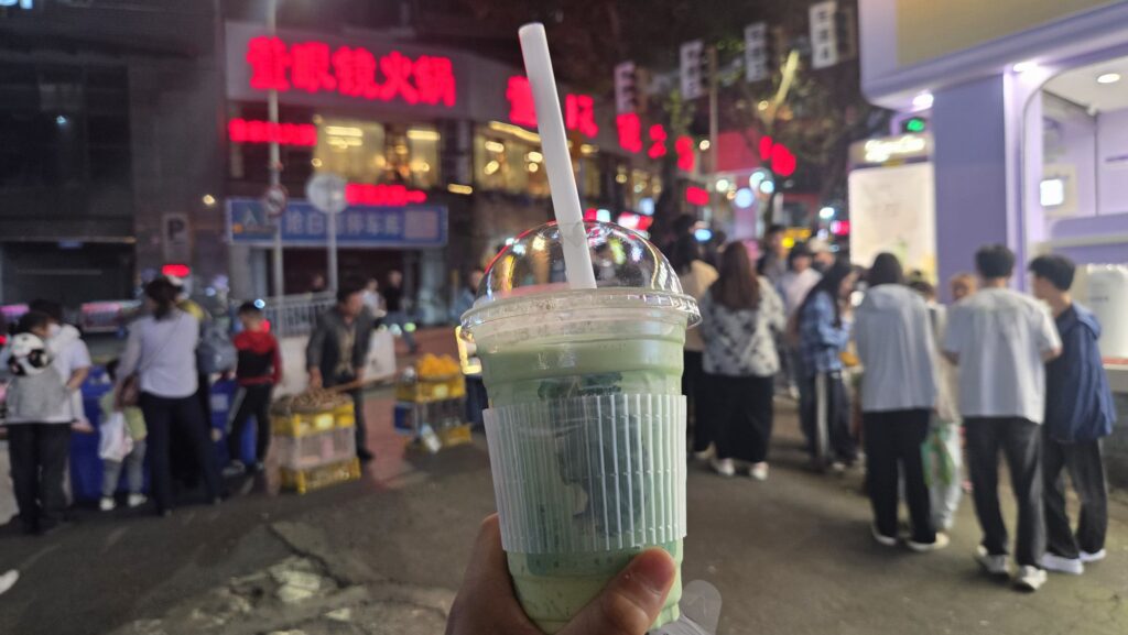 重慶米入りヨーグルトドリンク
